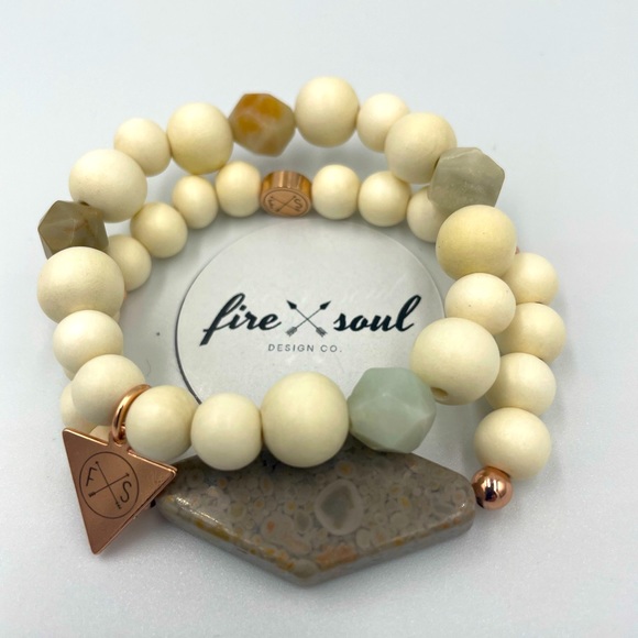 Gemstone Bracelet set - Picture 1 of 2